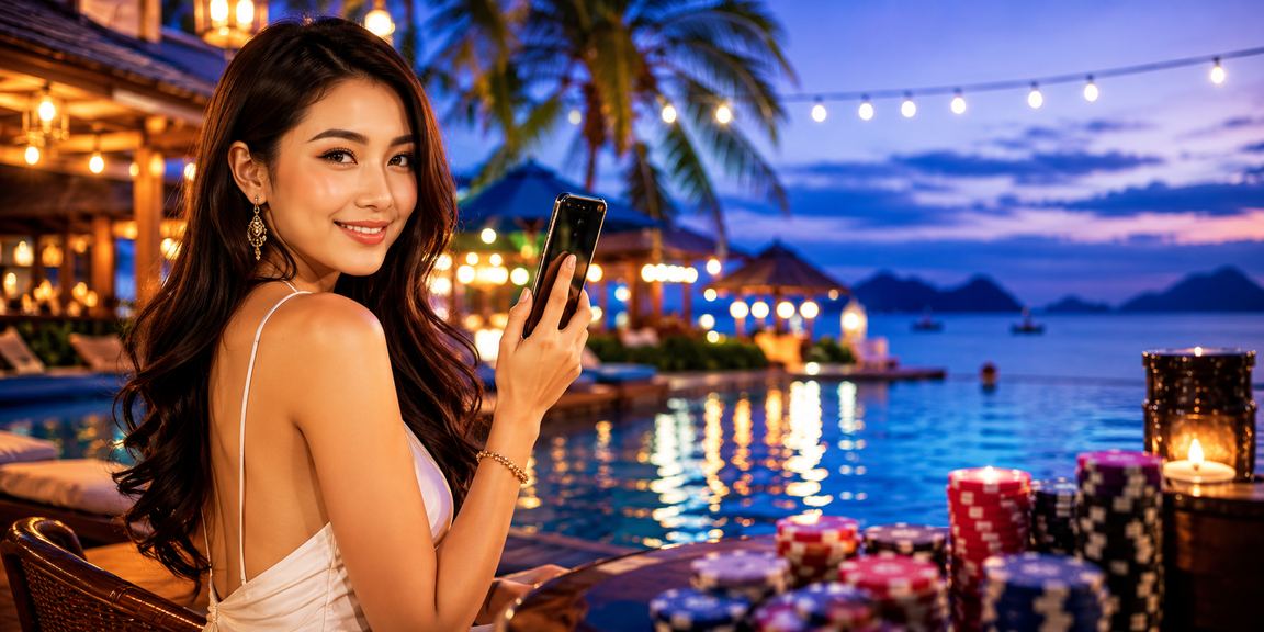 Pengguna Langkawi menyemak odds perlawanan melalui telefon mudah alih